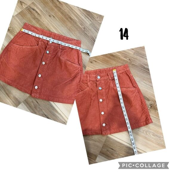 FREE PEOPLE Ray Corduroy Myrrh Mini Skirt - Picture 10 of 10